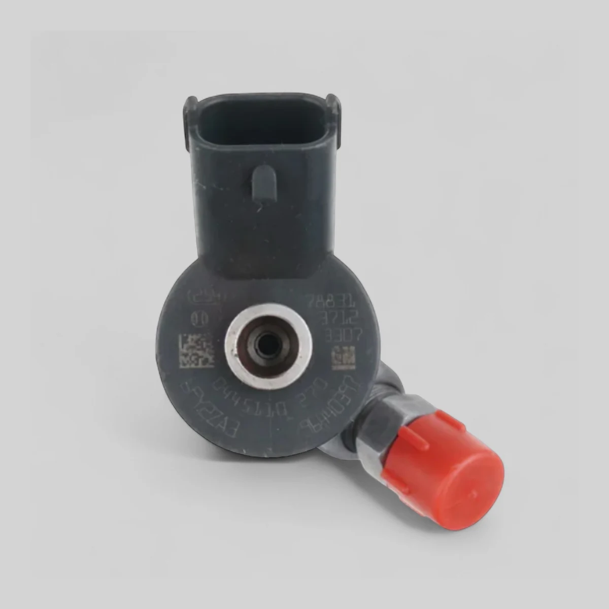Bosch 0445110270 diesel injector solenoid-head part-number close-up
