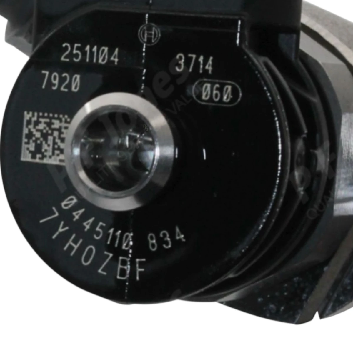 Bosch 0445110834 diesel injector part number close-up
