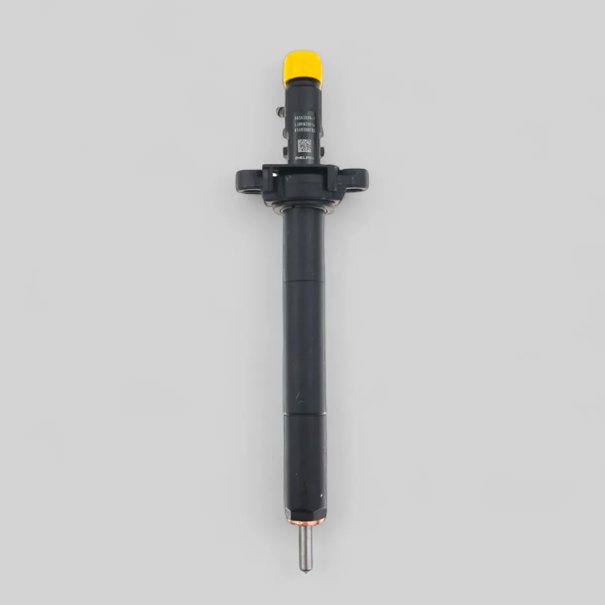 Delphi EJBR03801D common-rail injector standing view for PSA 2.0 HDi