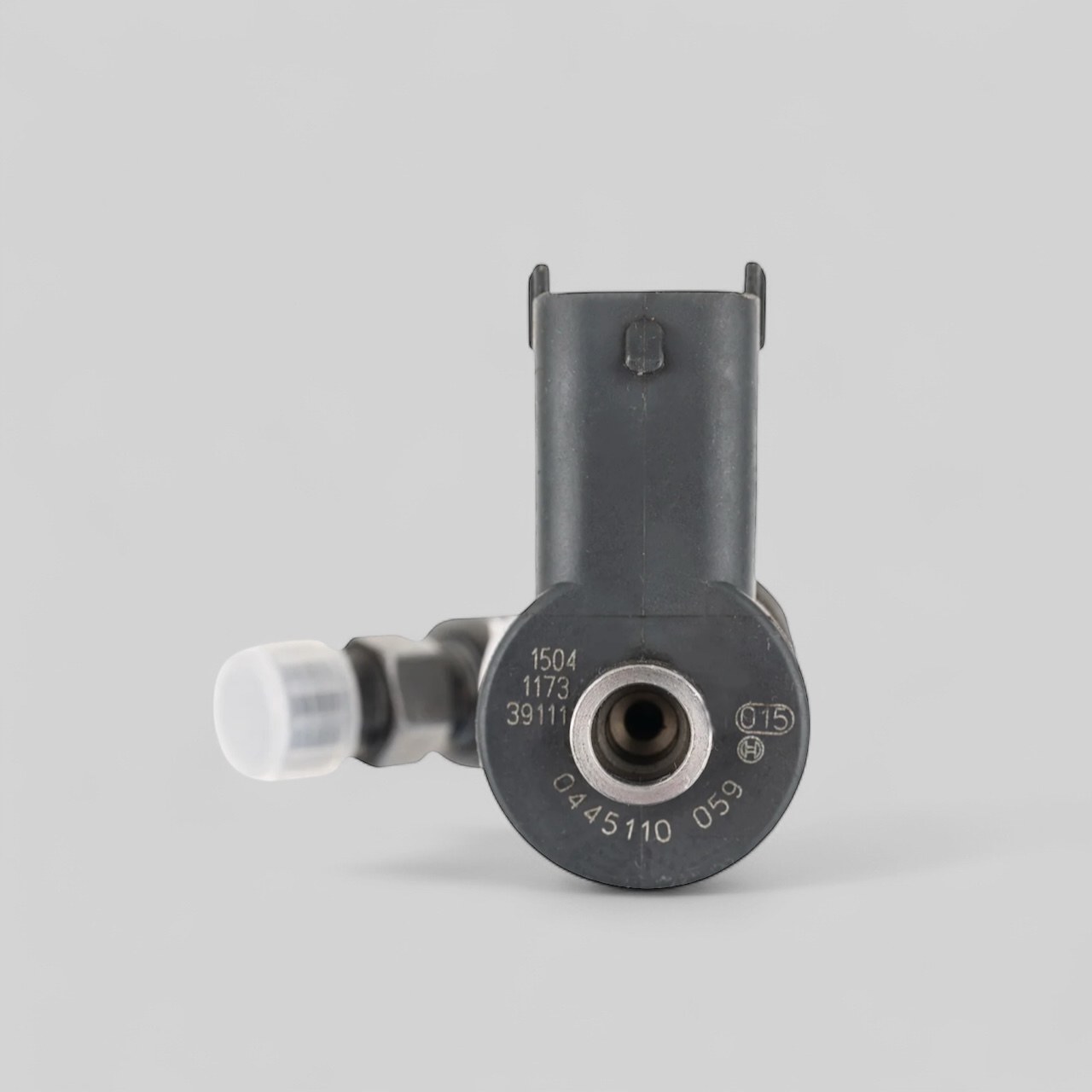 Bosch 0445110059 diesel injector full standing view