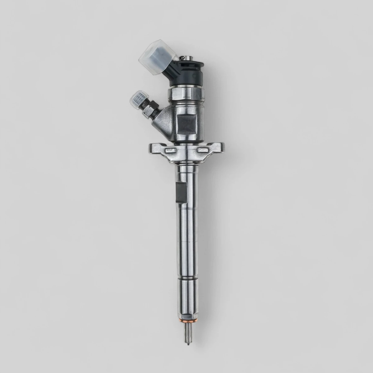 Remanufactured Bosch 0445110297 1.6 HDi diesel injector standing side view