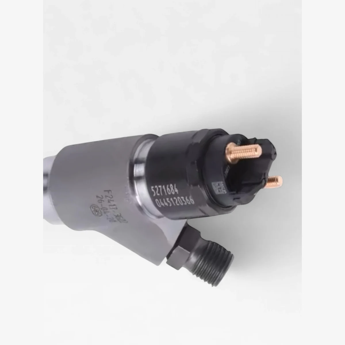 Bosch 0445120366 part-number close-up showing 5271684 Cummins OEM marking