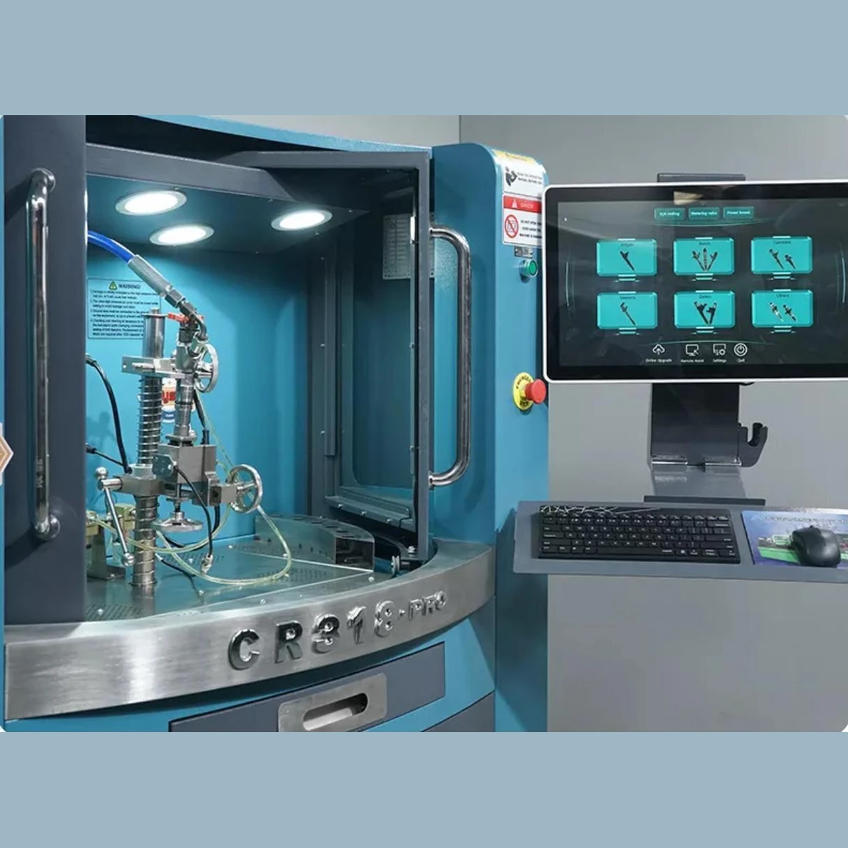 Delphi 28384645 diesel injector tested on CR318-PRO test bench