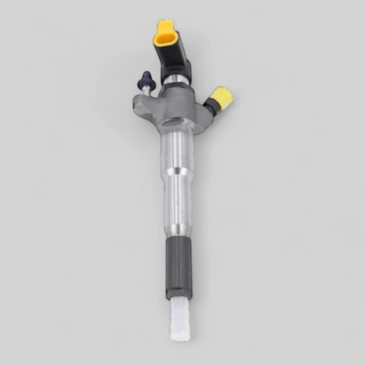 Remanufactured Siemens VDO / Continental 562001910 diesel injector — standing side view