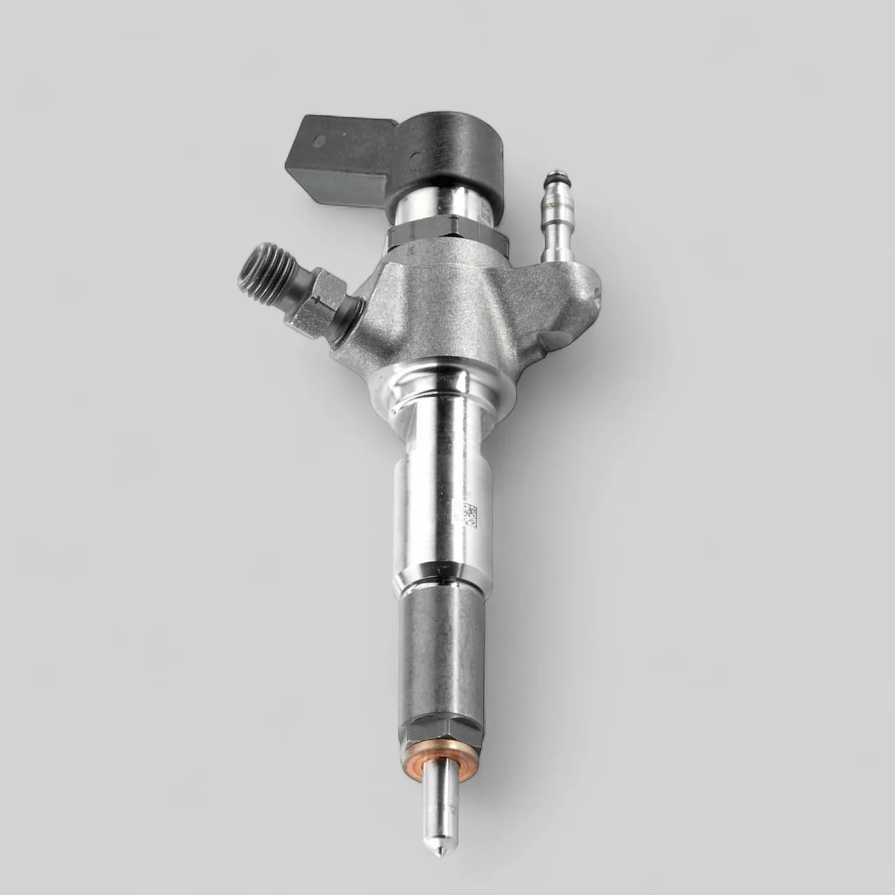 Remanufactured Siemens VDO A2C59513556 piezo diesel injector standing side view