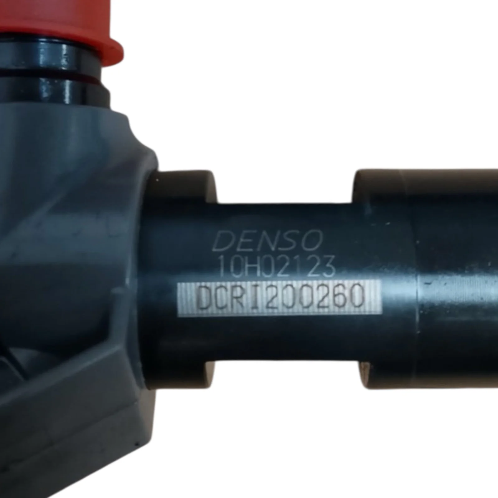 Denso DCRI200260 injector close up DENSO 10H02123 DCRI200260