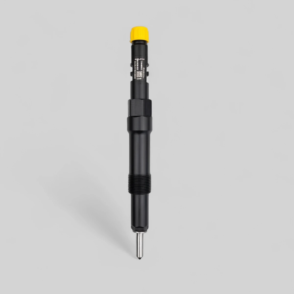 Remanufactured Delphi EJDR00301Z diesel injector — standing side view