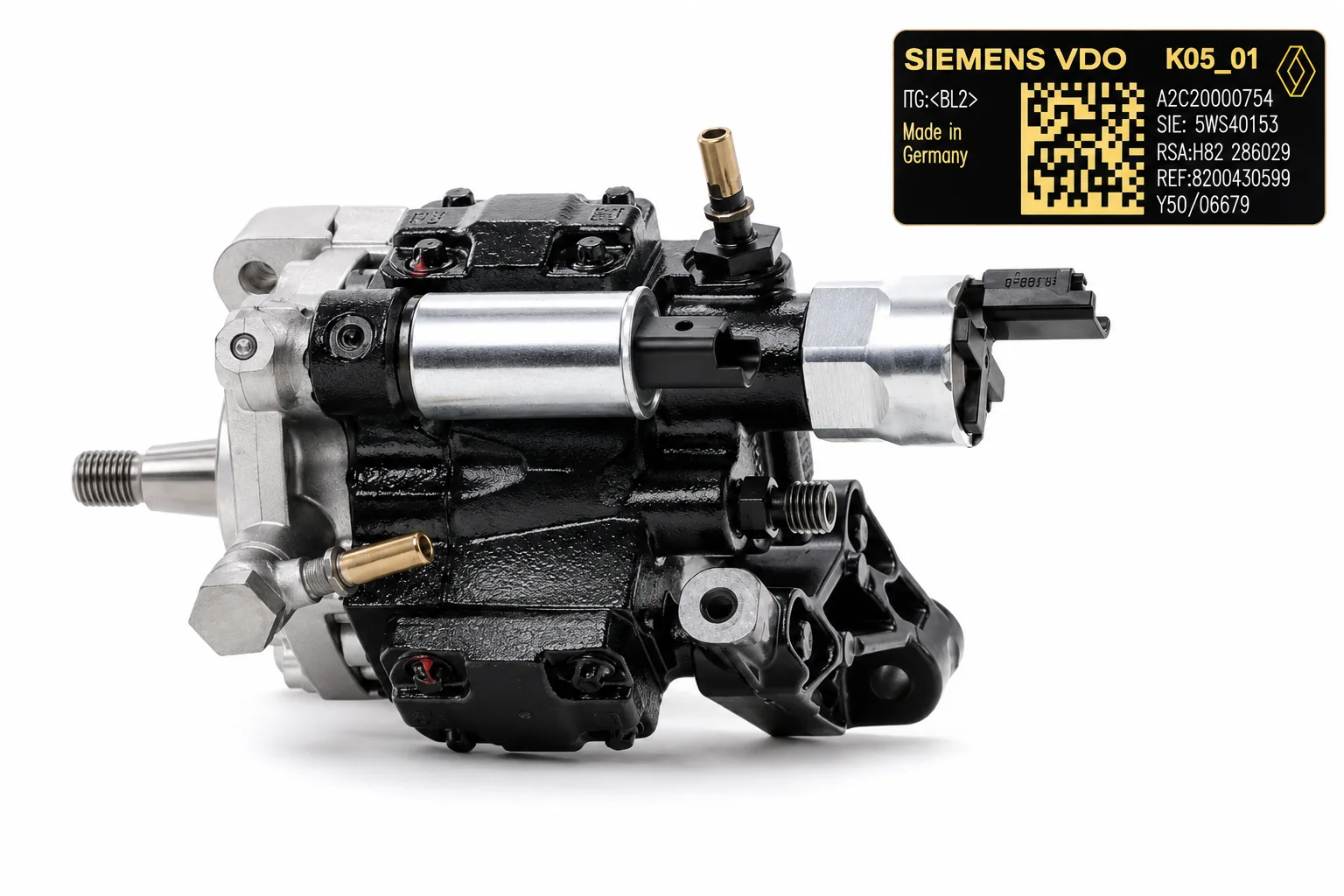 VDO/Siemens 5WS40153 remanufactured diesel fuel pump