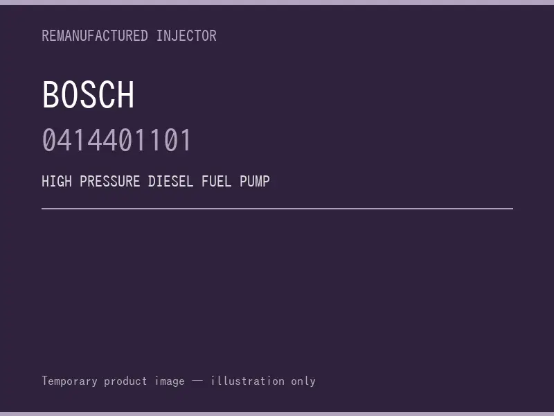 Bosch 0414401101 high pressure fuel pump listing