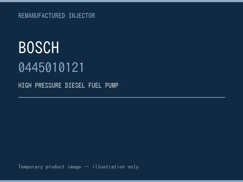 Bosch 0445010121 high pressure fuel pump listing