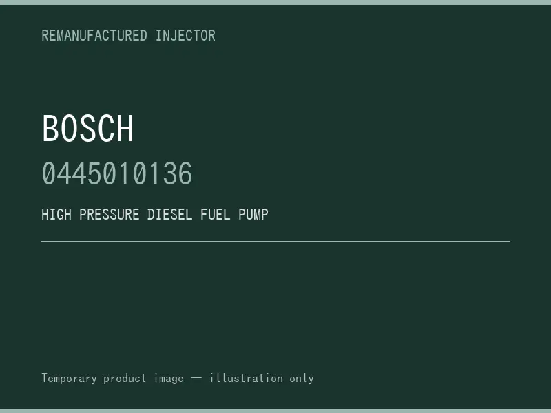 Bosch 0445010136 high pressure fuel pump listing