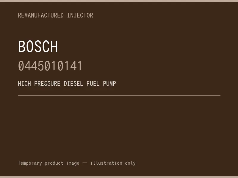 Bosch 0445010141 high pressure fuel pump listing