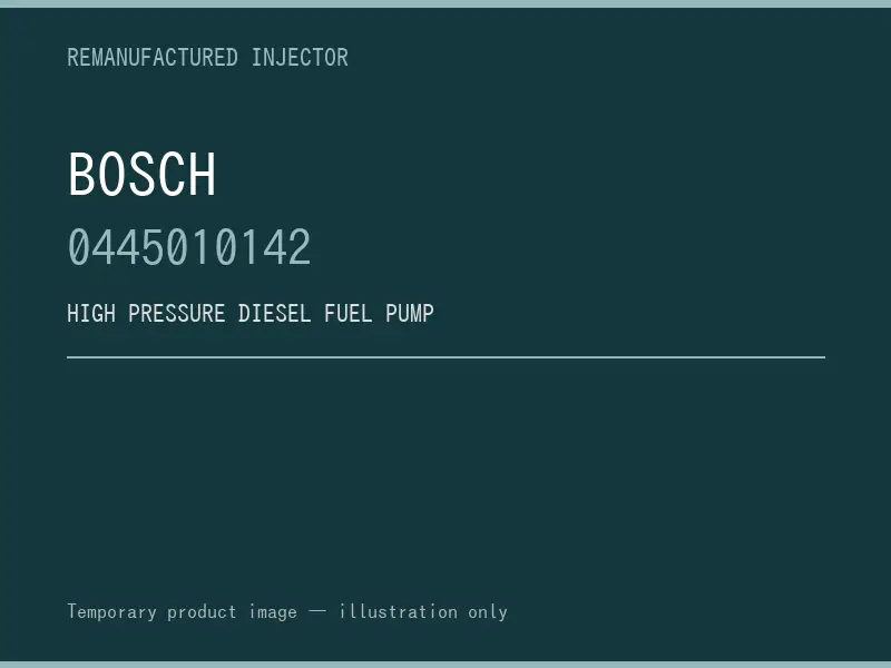 Bosch 0445010142 high pressure fuel pump listing