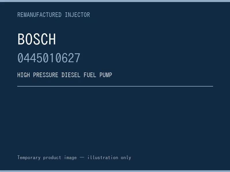 Bosch 0445010627 high pressure fuel pump listing