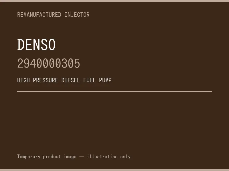 Denso 2940000305 high pressure fuel pump listing