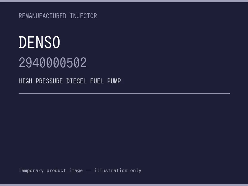 Denso 2940000502 high pressure fuel pump listing
