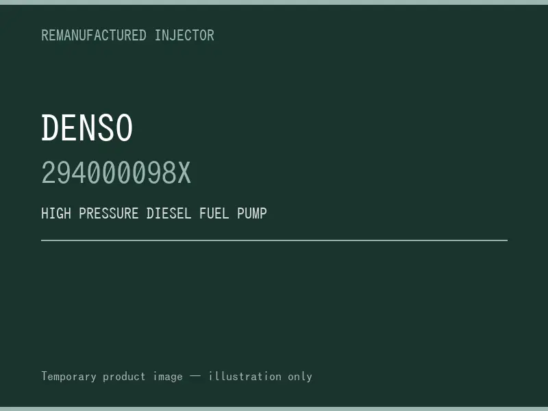 Denso 294000098X high pressure fuel pump listing