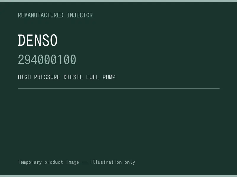 Denso 294000100 high pressure fuel pump listing