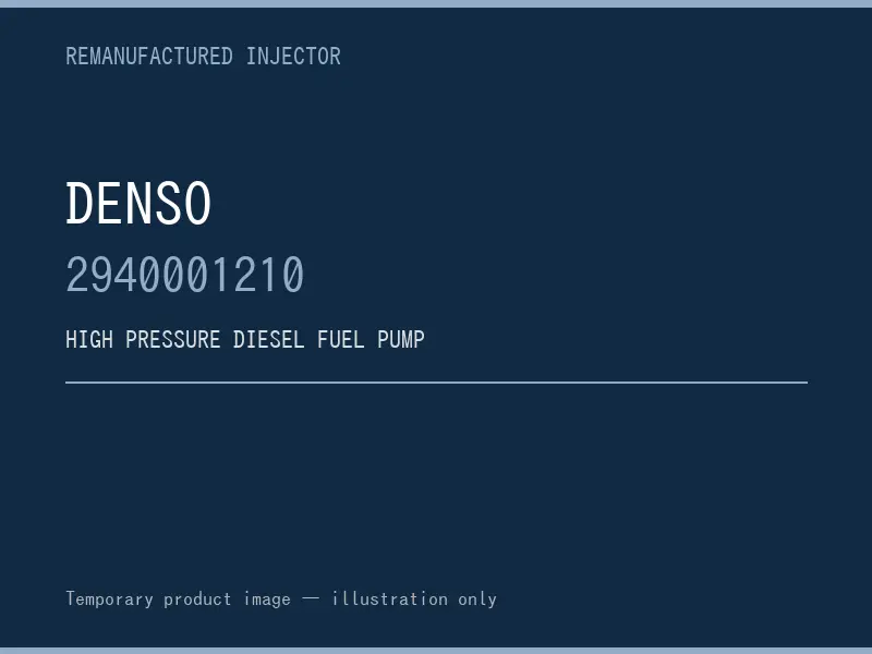 Denso 2940001210 high pressure fuel pump listing