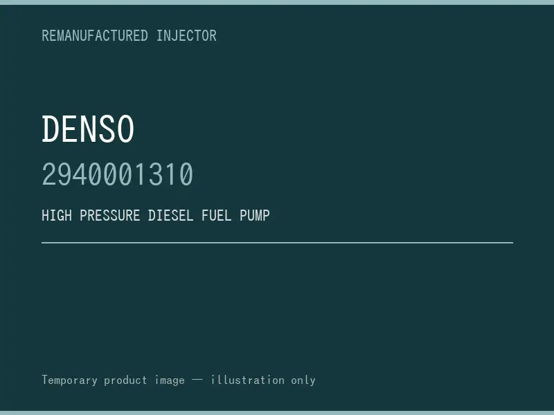 Denso 2940001310 high pressure fuel pump listing