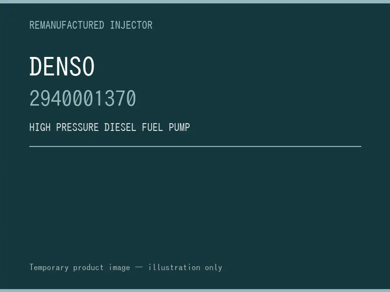 Denso 2940001370 high pressure fuel pump listing