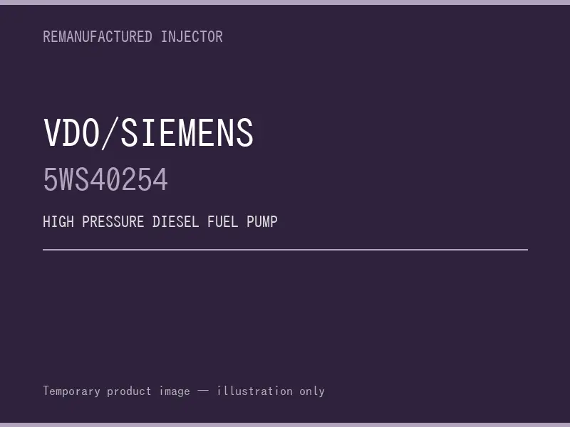 VDO/Siemens 5WS40254 high pressure fuel pump listing