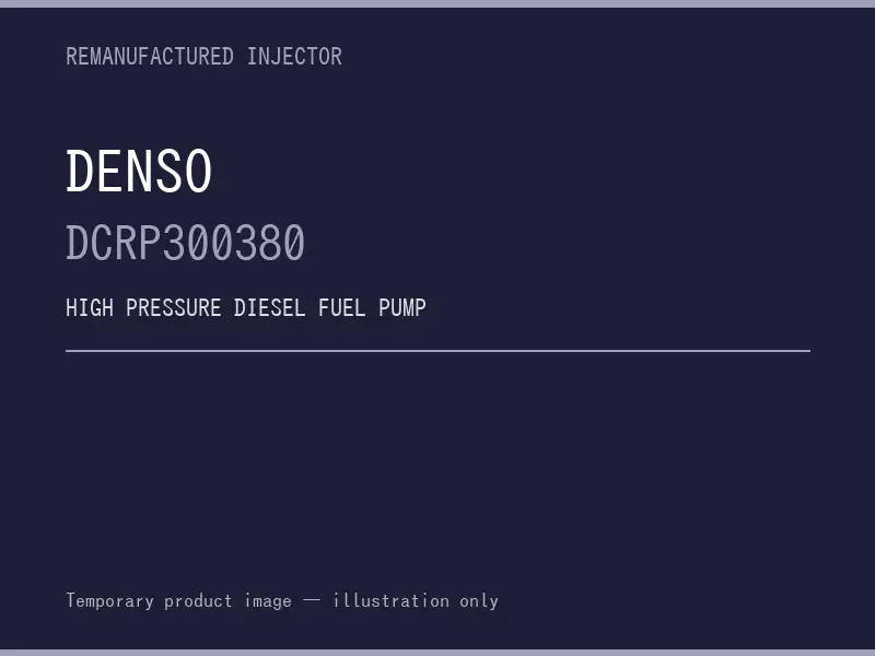 Denso DCRP300380 high pressure fuel pump listing