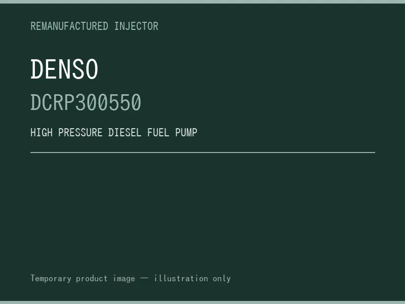 Denso DCRP300550 high pressure fuel pump listing